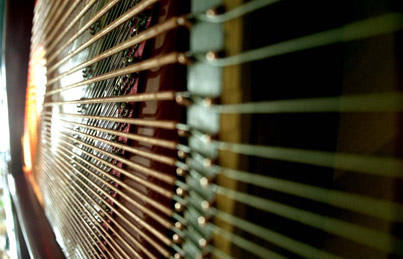 Boston piano rebuilding - Photo illustrating Tone Attack